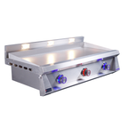 Le Griddle Pro Series 105 Gas Griddle with 3mm cooking plate model OML105P3 for indoor and outdoor use