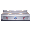 Le Griddle Pro Series 105 gas griddle with 6mm cooking plate and stainless steel construction model OML105P6