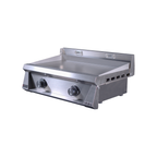 Le Griddle Pro Series 75 Gas Griddle OML75P3 with 3mm stainless steel cooking surface and dual burners