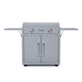 Le Griddle Ranch Hand freestanding electric griddle GEE75 CK stainless steel cooking station on cart