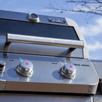 Monument Grills Mesa 200S Foldable Stainless Steel Gas Grill with Clearview Window Lid M200S
