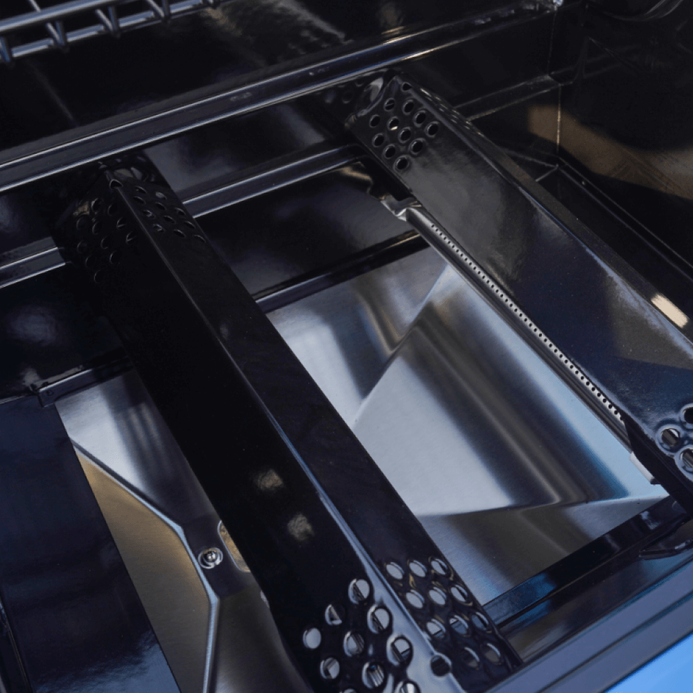 Monument Grills Mesa 200S Foldable Stainless Steel Gas Grill with Clearview Window Lid M200S