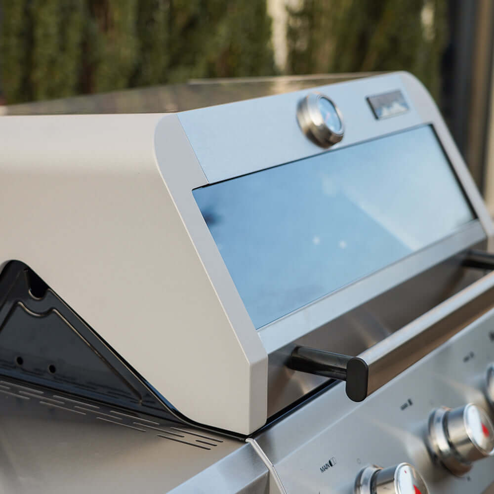 Monument Grills Mesa 305 Stainless Propane Gas Grill 48,000 BTU Clearview Lid M305