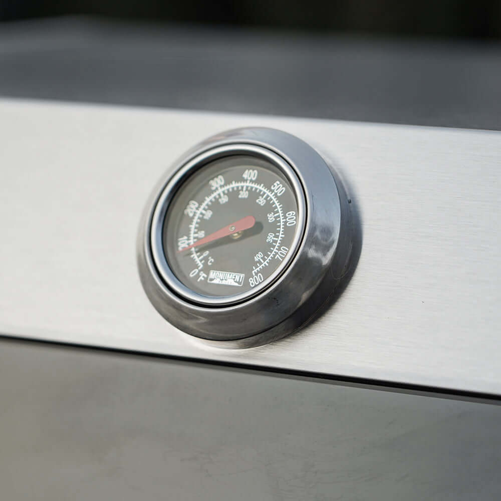 Monument Grills Mesa 305 Stainless Propane Gas Grill 48,000 BTU Clearview Lid M305