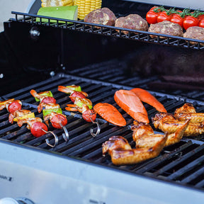 Monument Grills Mesa 305 Stainless Propane Gas Grill 48,000 BTU Clearview Lid M305