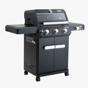 Monument Grills Mesa 325 Black Propane Gas Grill 48,000 BTU Clearview Lid 570 sq in Cooking Area M325