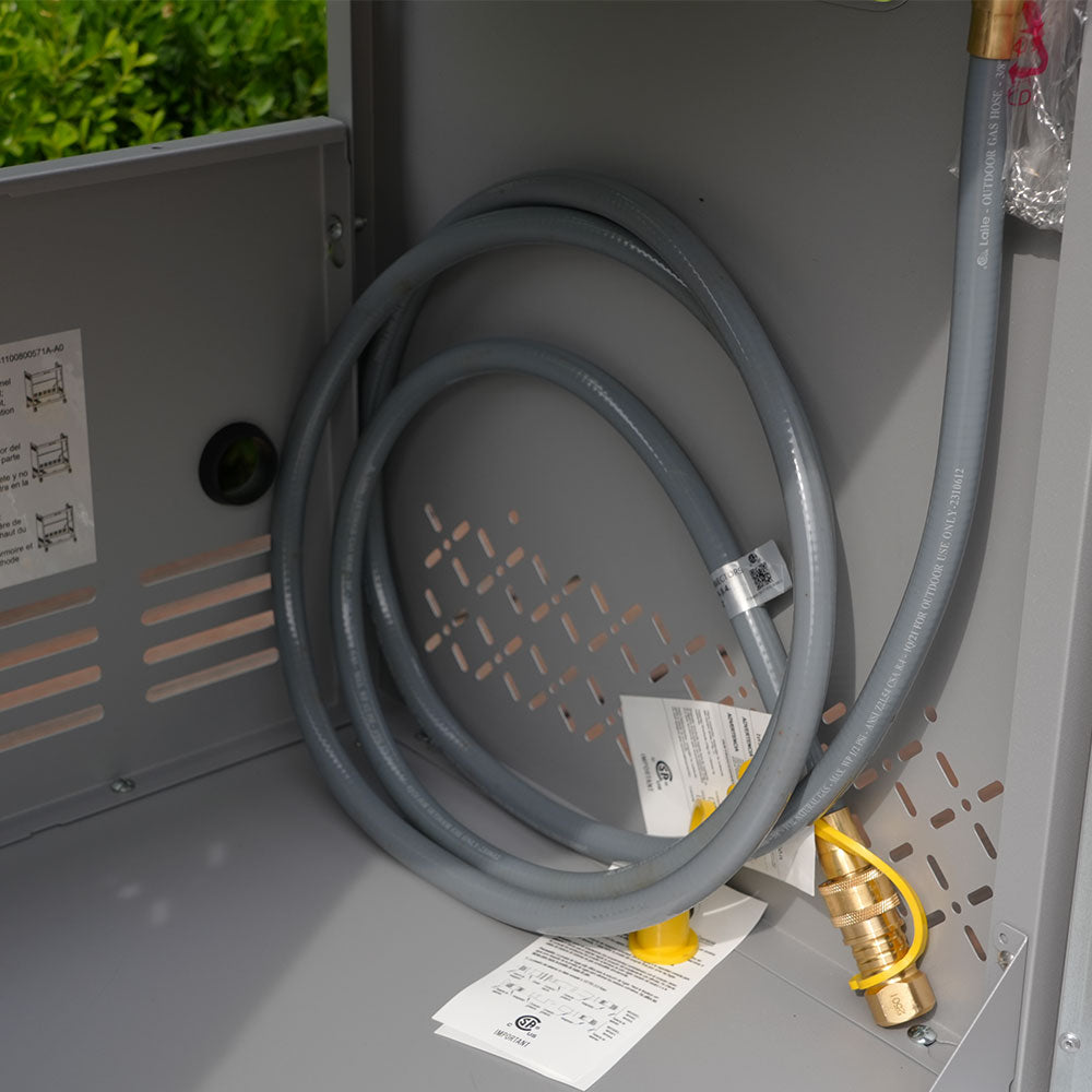 Monument Grills Mesa 415BZNG Stainless Natural Gas Grill with Power Broil Zone & Glass Window Lid | M415BZNG