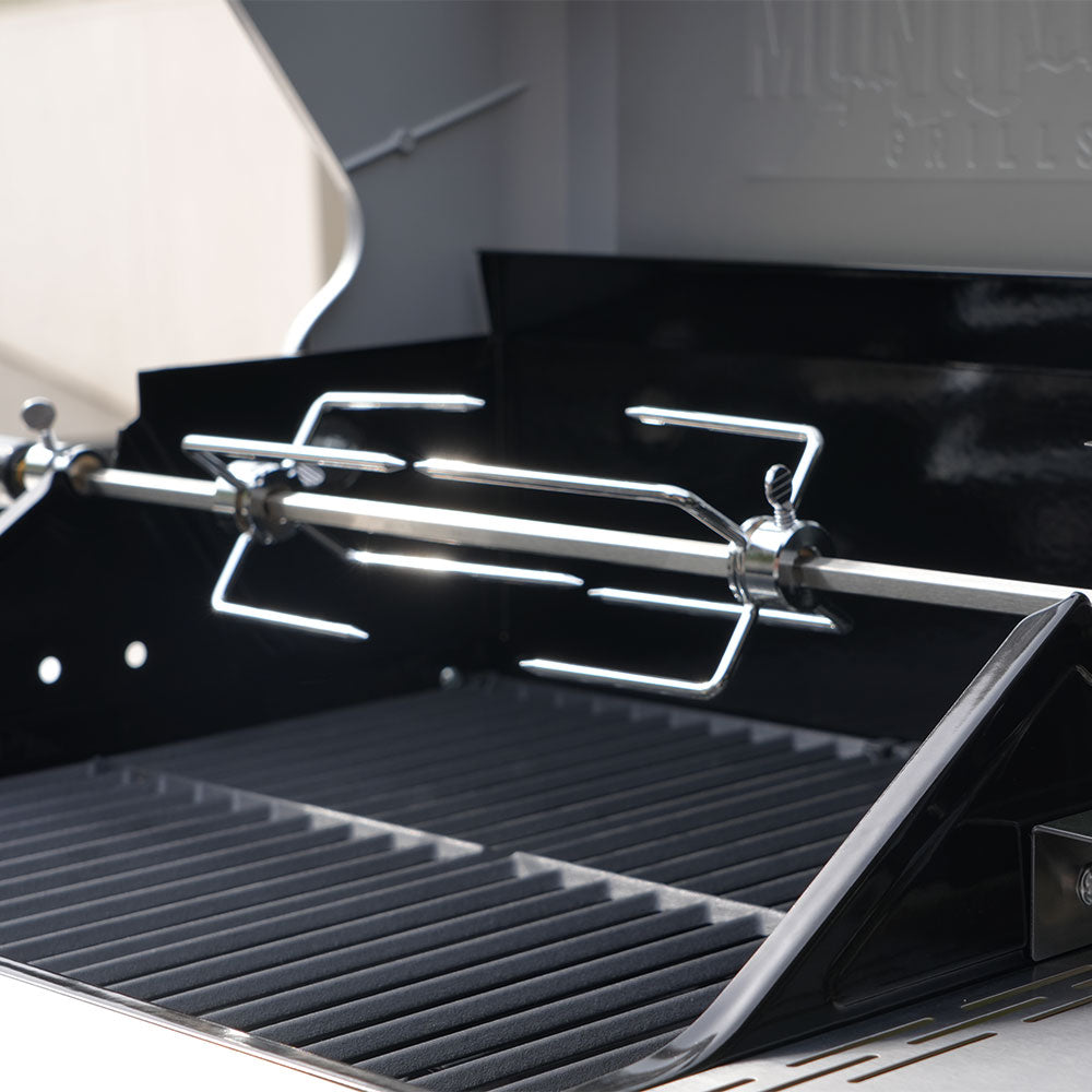 Monument Grills Mesa 415BZNG Stainless Natural Gas Grill with Power Broil Zone & Glass Window Lid | M415BZNG
