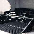 Monument Grills Mesa 415BZNG Stainless Natural Gas Grill with Power Broil Zone & Glass Window Lid | M415BZNG