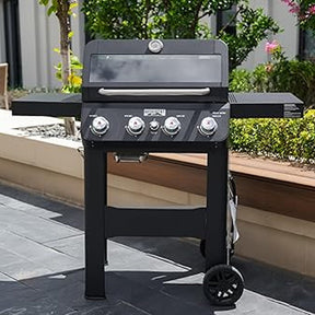Monument Grills Mesa 420MF Propane Gas Grill with 4 Stainless Steel Burners – M420MF