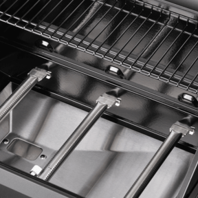 Monument Grills Mesa 425 Black Propane Gas Grill 52,000 BTU ClearView Lid & Side Burner SKU M425