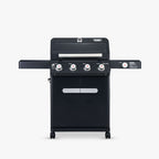 Monument Grills Mesa 425 Black Propane Gas Grill 52,000 BTU ClearView Lid & Side Burner SKU M425
