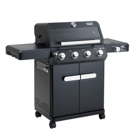 Monument Grills Mesa 425 Black Propane Gas Grill 52,000 BTU ClearView Lid & Side Burner SKU M425
