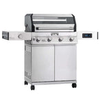 Monument Grills Denali 405 D405 stainless steel propane gas grill with Bluetooth app control and side burner