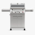 Monument Grills Mesa 410MBZ stainless propane gas grill with 39,000 BTU Broil Zone and 570 sq in cooking area
