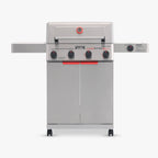 Monument Grills Mesa II 415BZ stainless propane gas grill with four burners and side burner