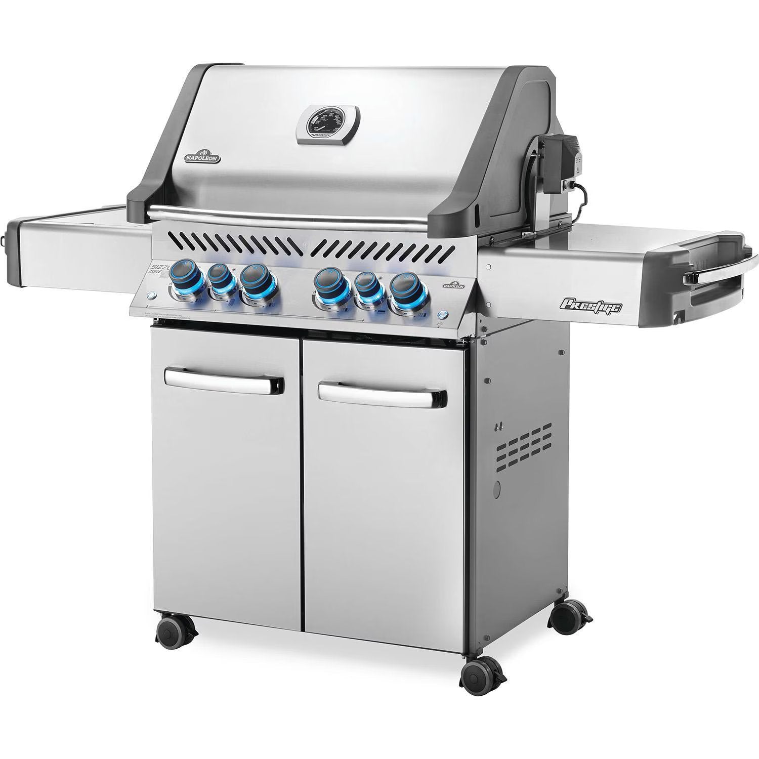 Napoleon Legacy Prestige 500 4-Burner Natural Gas Grill with Infrared Side Burner & Rotisserie - P500RSIBNSS-3 - Main View