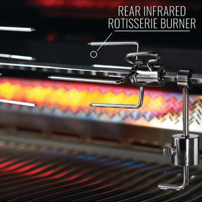Napoleon Legacy Prestige 500 4-Burner Natural Gas Grill with Infrared Side Burner & Rotisserie - P500RSIBNSS-3