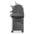 Napoleon Prestige 500 4-Burner Natural Gas Grill with Rotisserie, Infrared Side Burner & Stainless Steel Cart - P500VRSIBNSS - Angle 6