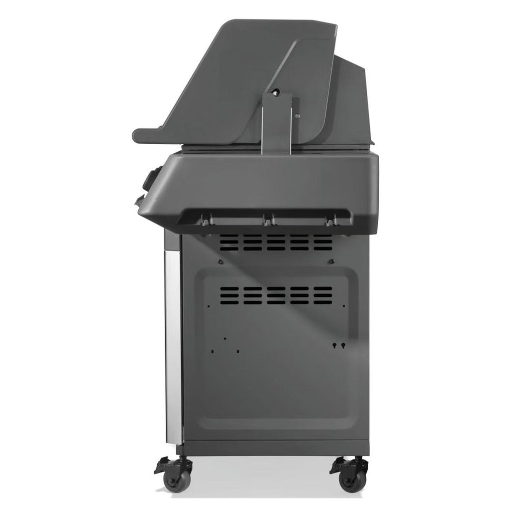 Napoleon Prestige 500 4-Burner Natural Gas Grill with Rotisserie, Infrared Side Burner & Stainless Steel Cart - P500VRSIBNSS - Angle 7