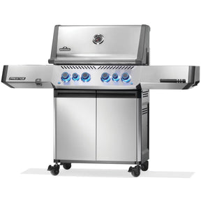 Napoleon Prestige 500 4-Burner Propane Grill with Rotisserie & Side Burner | Stainless Steel Grill P500VRSIBPSS