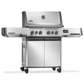 Napoleon Prestige 500 Connected 4-Burner Propane Grill with WiFi, Bluetooth & Rotisserie – Smart BBQ Grill P500VXRSIBPSS