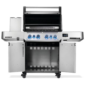 Napoleon Prestige 500 Connected 4-Burner Propane Grill with WiFi, Bluetooth & Rotisserie – Smart BBQ Grill P500VXRSIBPSS