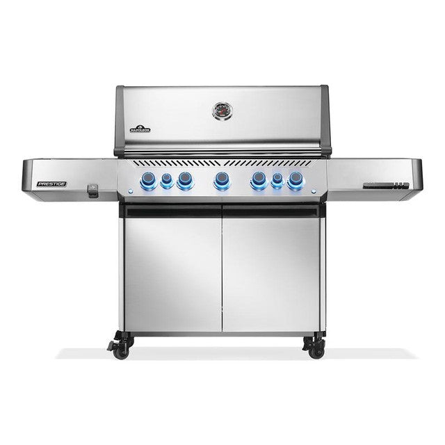 Napoleon Prestige 665 5-Burner Natural Gas Grill with Infrared Side Burner & Rotisserie - P665VRSIBNSS