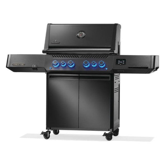 Napoleon Prestige Phantom 500 Connected 4-burner natural gas grill with WiFi, Bluetooth and rotisserie kit