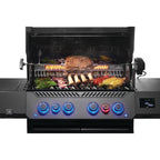 Napoleon Prestige Phantom 500 Connected 4-Burner Propane Grill with WiFi, Bluetooth & Rotisserie Kit - P500VXRSIBPK-PHM