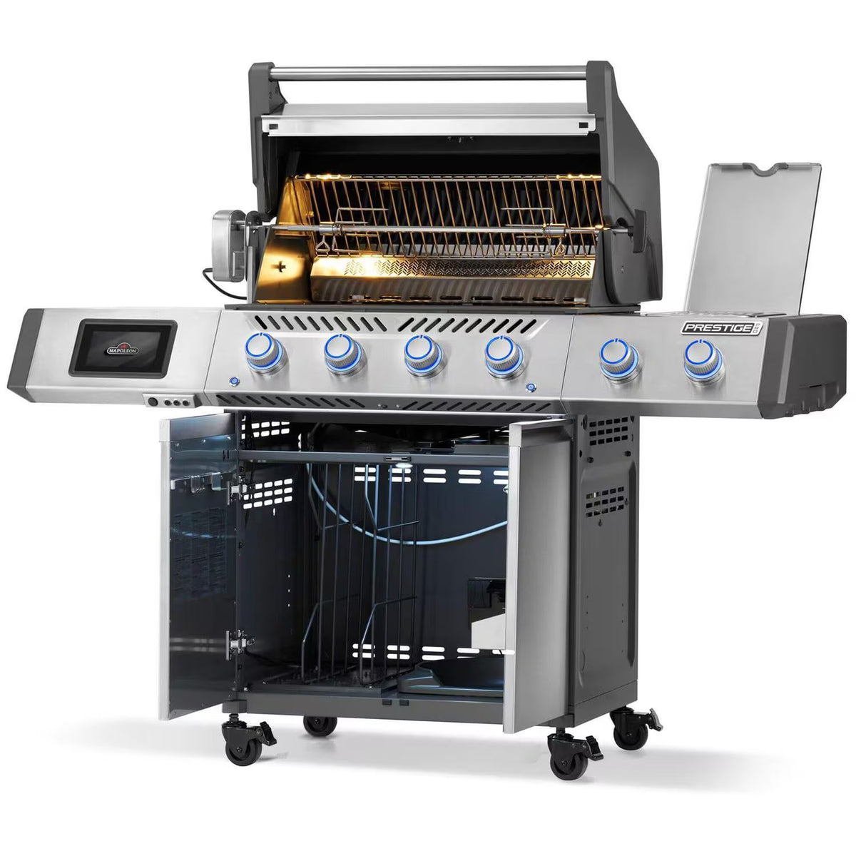 Napoleon Prestige PRO 500 4-Burner Propane Grill with Smart Technology & Infrared SIZZLE ZONE