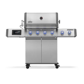 Napoleon Prestige PRO 500 4-burner propane grill with infrared SIZZLE ZONE and smart technology