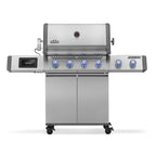 Napoleon Prestige PRO 500 natural gas grill with Smart Technology and infrared SIZZLE ZONE stainless steel design