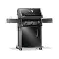 Napoleon Rogue 425 3-burner natural gas grill with stainless steel cooking grids in black, model R425NK-2-SS