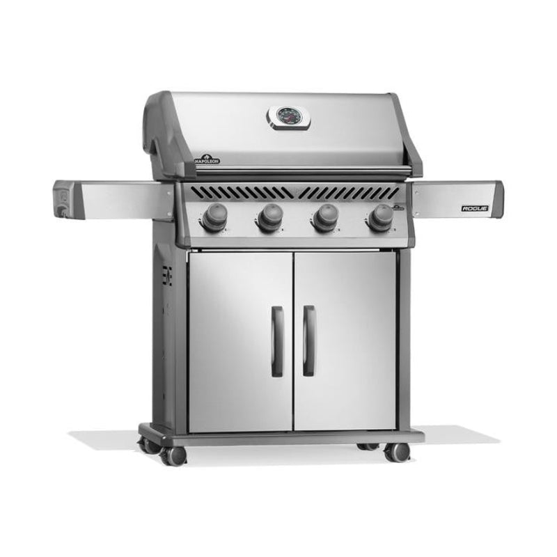 Napoleon Rogue 525 4-Burner Propane Gas Grill with Folding Side Shelves Stainless Steel R525PSS-2 4 Burner Grill - Main View