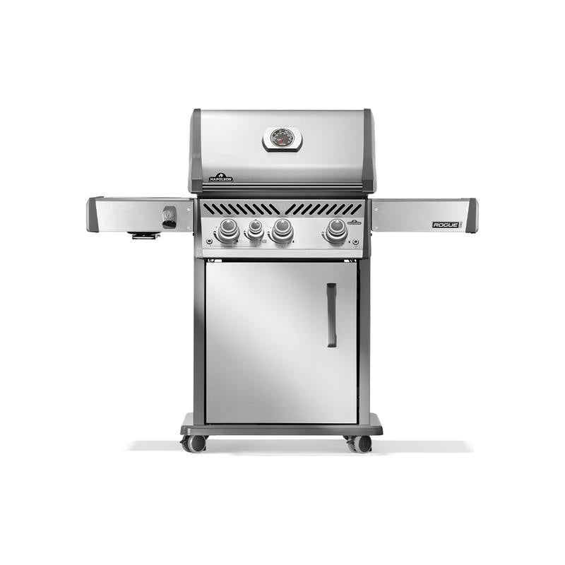Napoleon Rogue PRO 425 3-Burner Natural Gas Grill with Infrared Side Burner Stainless Steel RP425SIBNSS-2 3 Burner Grill - Angle 3