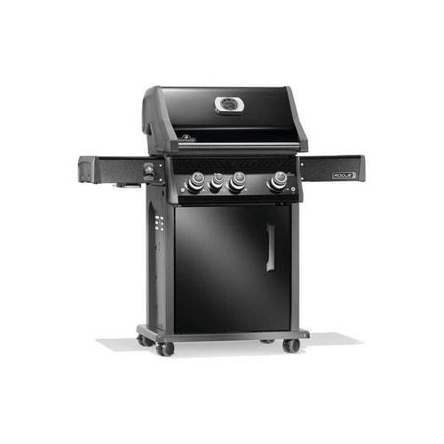 Napoleon Rogue PRO 425 3-Burner Propane Gas Grill with Infrared Side Burner Black RP425SIBPK-2 3 Burner Grill - Detail View