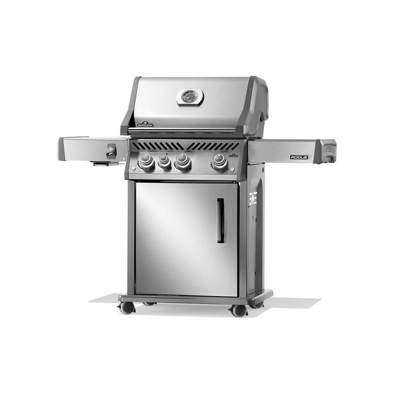 Napoleon Rogue PRO 425 3-Burner Propane Gas Grill with Infrared Side Burner Stainless Steel RP425SIBPSS-2 3 Burner Grill - Detail View