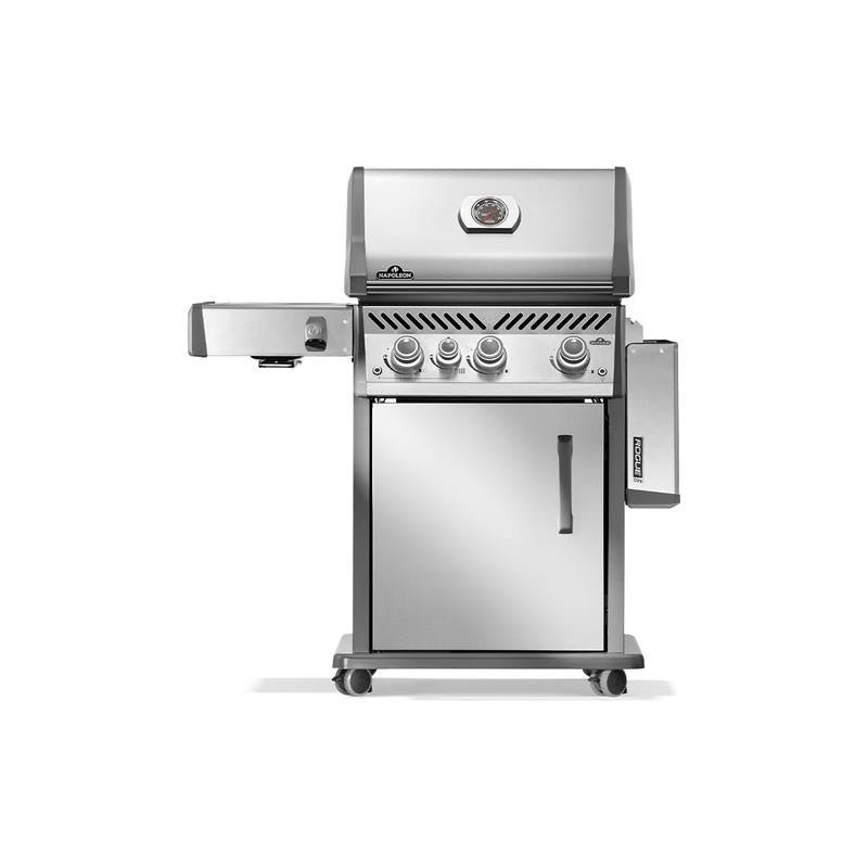 Napoleon Rogue PRO 425 3-Burner Propane Gas Grill with Infrared Side Burner Stainless Steel RP425SIBPSS-2 3 Burner Grill - Angle 4