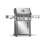 Napoleon Rogue PRO 425 SIB natural gas grill with infrared side burner in stainless steel, model RP425SIBNSS-2