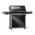 Napoleon Rogue PRO 525 SIB propane gas grill with infrared side burner, 4 burners, black finish