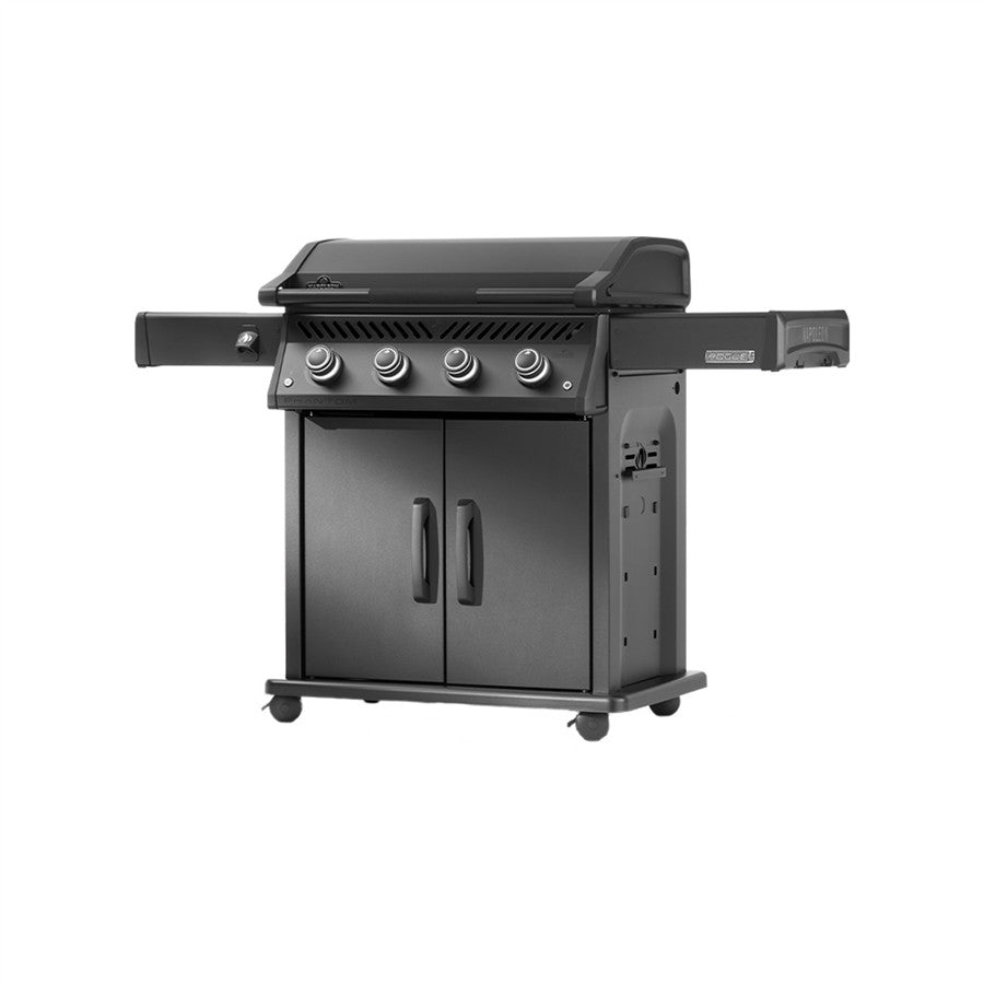 Napoleon Rogue PRO Phantom 30-Inch Propane Griddle Cart with 4 Main Burners, Rust-Resistant Stainless Steel Cooktop, Matte Black – RP30FTPK-PHM (Copy) 4 Burner Grill - Detail View