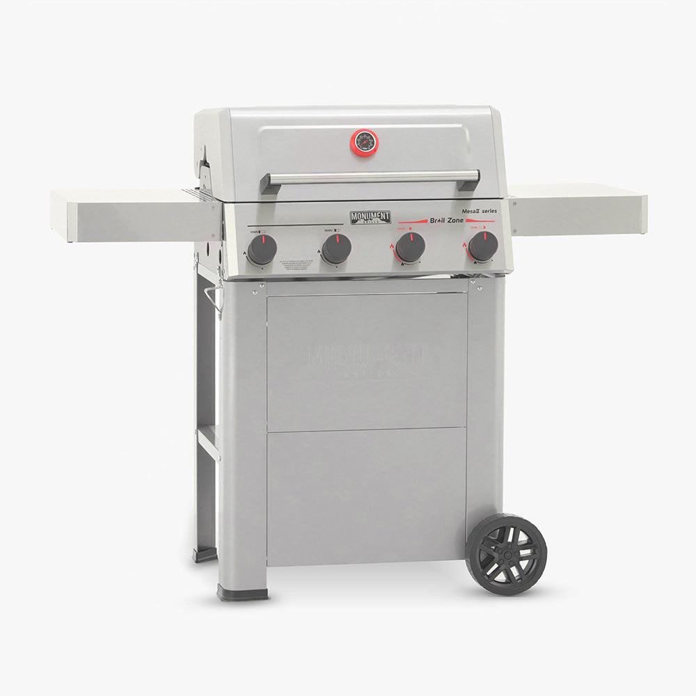 Monument Grills Mesa II 410FBZ Stainless Propane Gas Grill with Broil Zone Sear Burners | M2-410FBZ