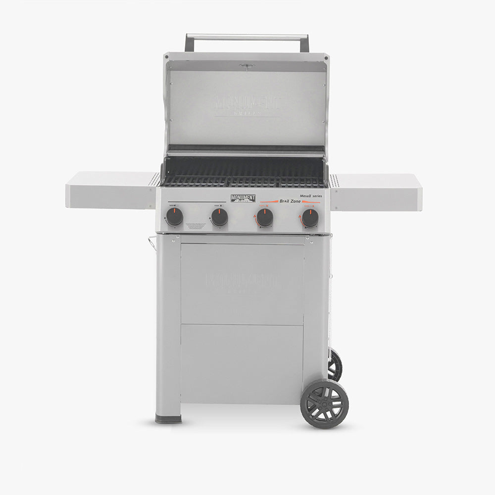 Monument Grills Mesa II 410FBZ Stainless Propane Gas Grill with Broil Zone Sear Burners | M2-410FBZ