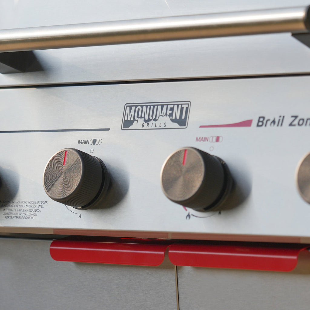 Monument Grills Mesa II 415BZ Stainless Propane Gas Grill with 49,000 BTU Output & Side Burner | M2-415BZ