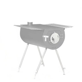US Stove CCS18 Caribou Outfitter Camp Stove – 18 Inch - Portable grill on legs 